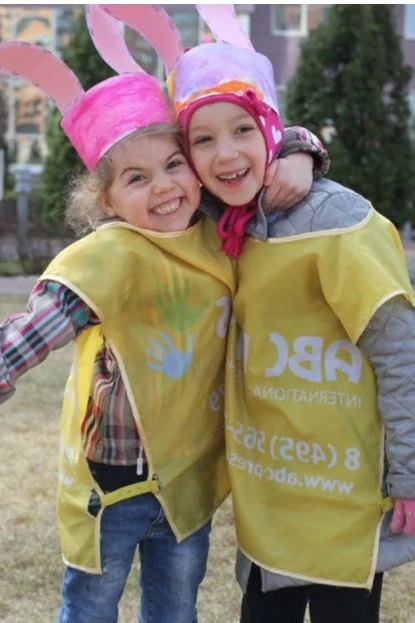 Накидка Инсайт 50х55 см, с полной запечаткой "ABC Kids"#2