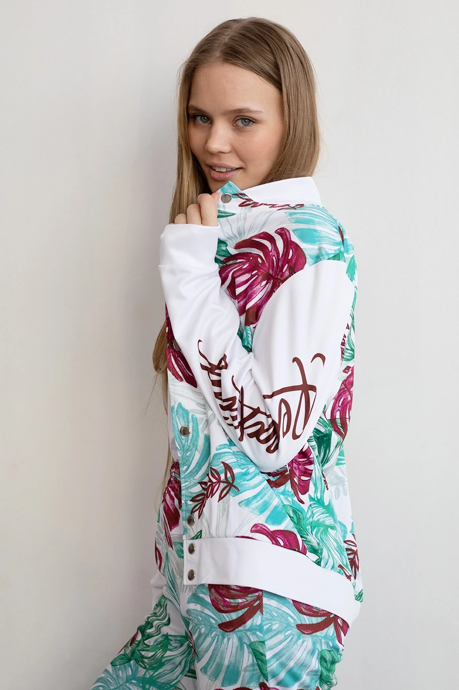 Бомбер Блэйд унисекс из адидаса с полной запечаткой "Deciduous"#2