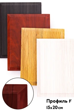 Купить плакетку 15х20 см без нанесения (профиль F)