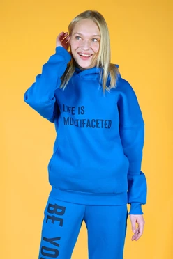 Худи Кинг из футера унисекс, однотонная#2