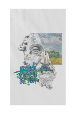 Купить полотенце вафельное 40х70 cм (Print) с принтом "Gift"