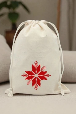 Купить мешочек из бязи с принтом 18х25 см "Uzor"