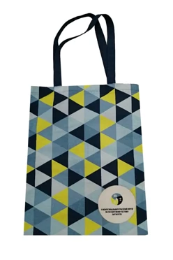 Купить сумку Айрис из льна 35х45 см, печать с двух сторон "MOF"