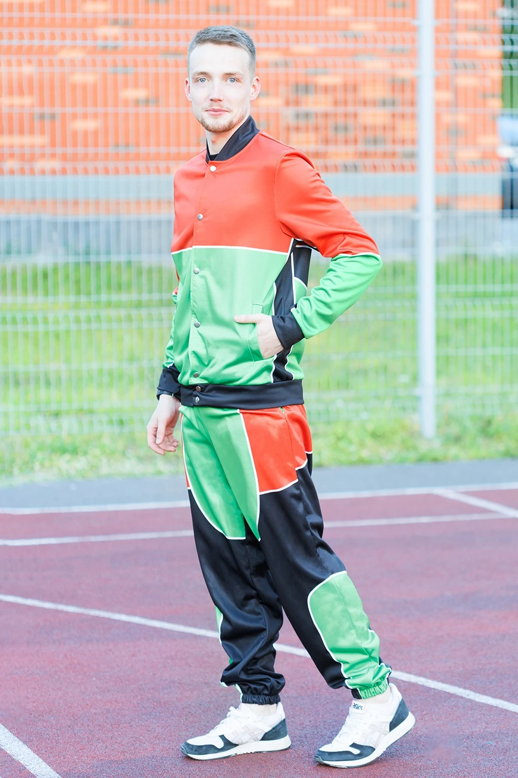 Купить брюки Экшен зауженные унисекс, с полной запечаткой "Olimp"