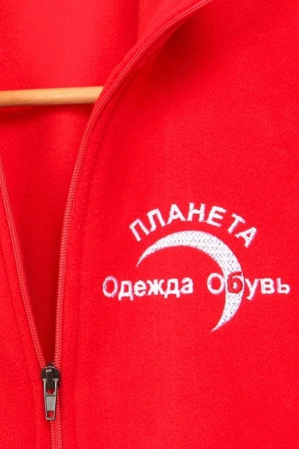 Жилет Браво флисовый без капюшона унисекс, однотонный "Planet"#1