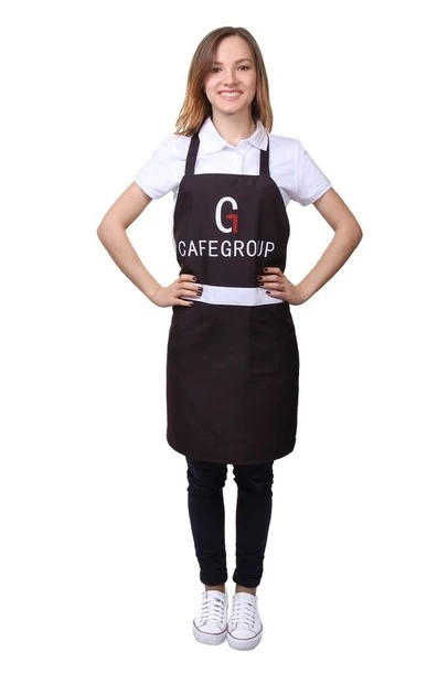 Фартук Свифт с петлей для полотенца, с полной запечаткой "Cafe group"#1