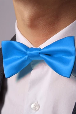 Купить голубой галстук-бабочка Эксперт