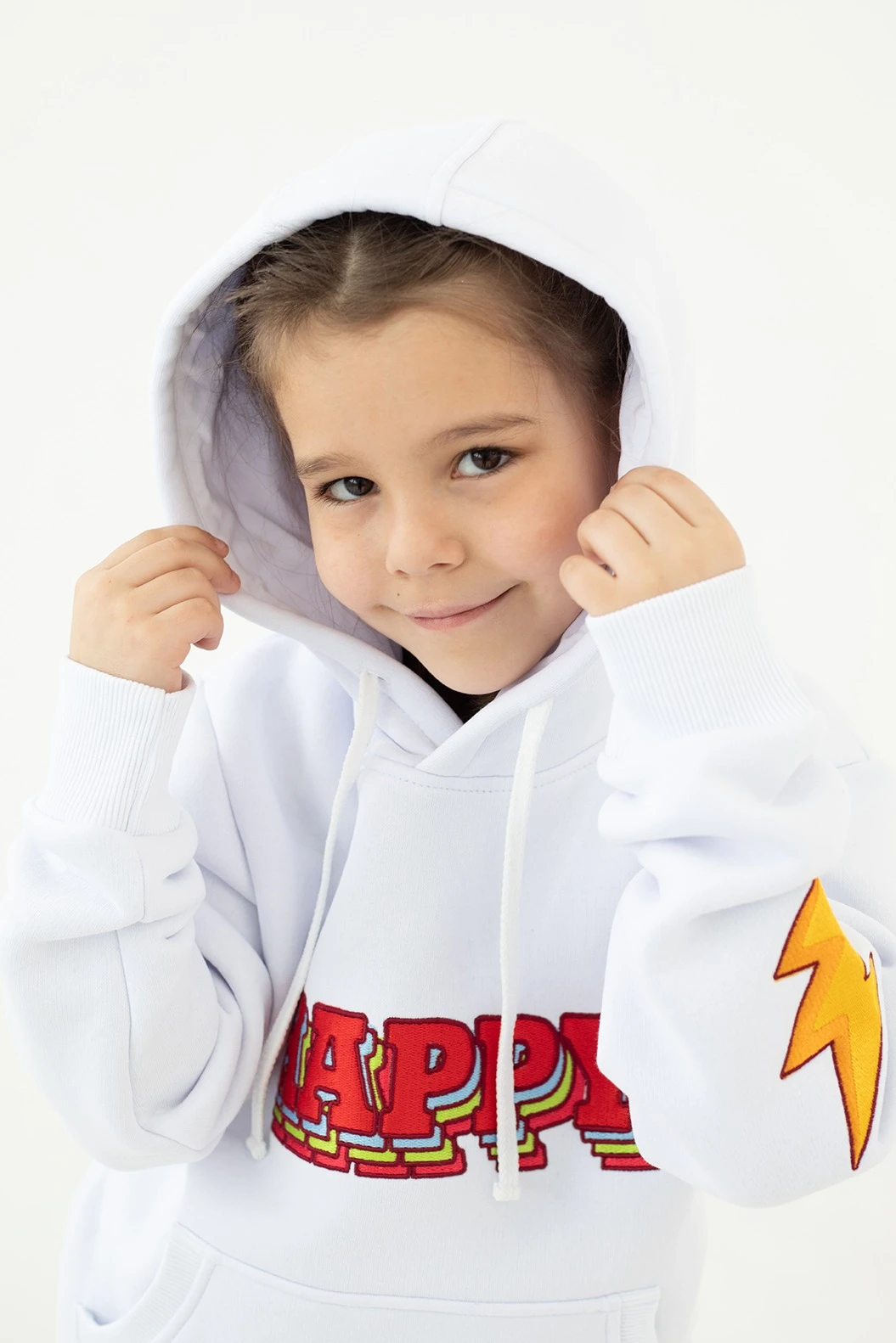 Худи Майк из футера детская, однотонная#3