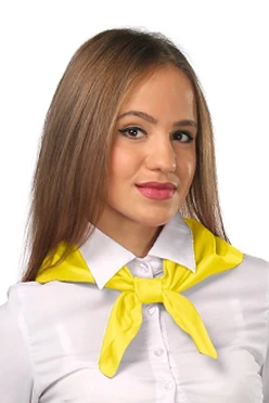 Купить платок Фантазия 60х60 см желтый