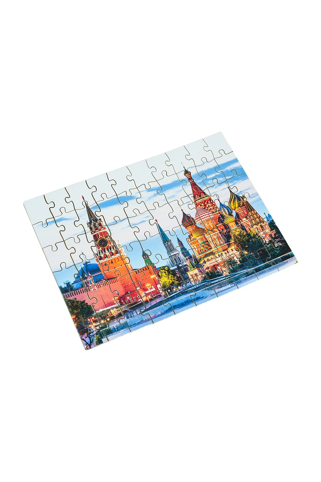 Купить пазл деревянный с нанесением, А5, "Moscow"