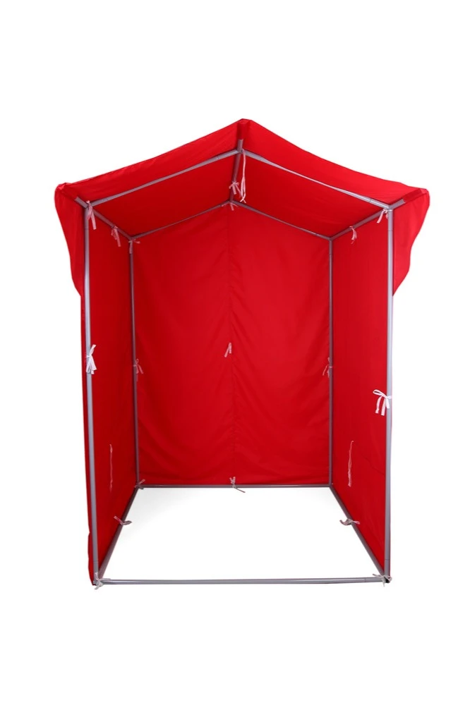 Палатка для промоакции и торговли однотонная  (с козырьком) 1,5х1,5 м#1