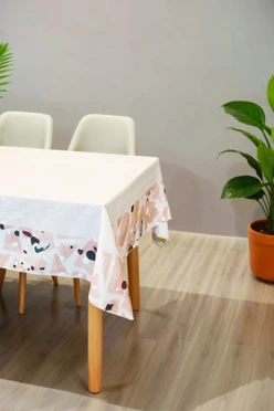 Скатерть квадратная 135х135 см, с полной запечаткой (хлопок)#1