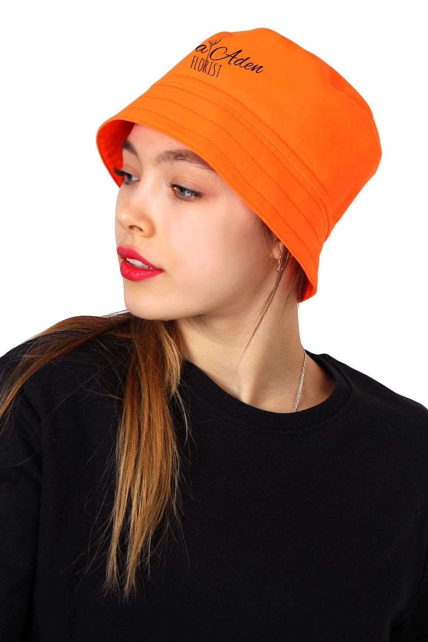 Панама Монако из греты с отстроченными полями, однотонная "Kira Aden"#2