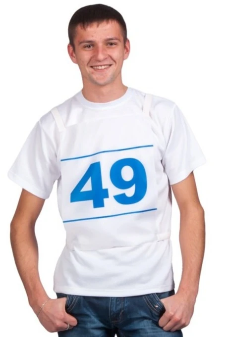 Стартовый номер на грудь 20х30 см, с полной запечаткой#3 Стартовый номер на грудь 20х30 см, с полной запечаткой#3