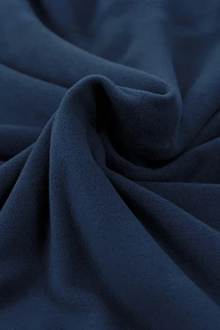 Купить флисовый плед Классик однотонный черно-синий