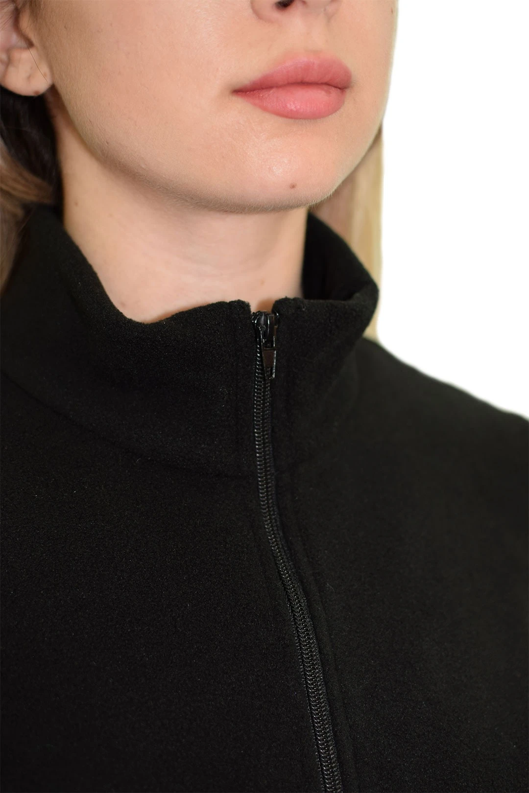 Купить женскую толстовку черную Харисон без капюшона Купить женскую толстовку черную Харисон без капюшона