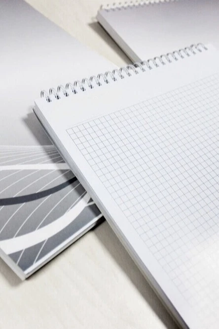 Блокнот фирменный А4 на пружине 40 листов#1