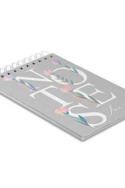 Блокнот фирменный А7 на пружине (40 листов) с принтом "Notes"#1