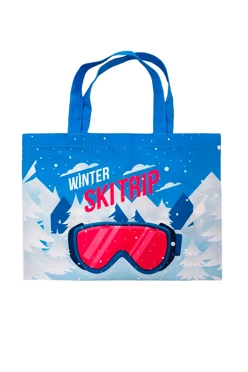 Сумка Лайт из габардина горизонтальная, с полной запечаткой#1