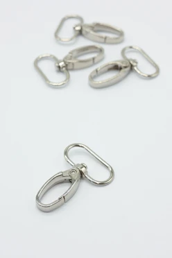 Карабин-клешня 20 мм, никель#2