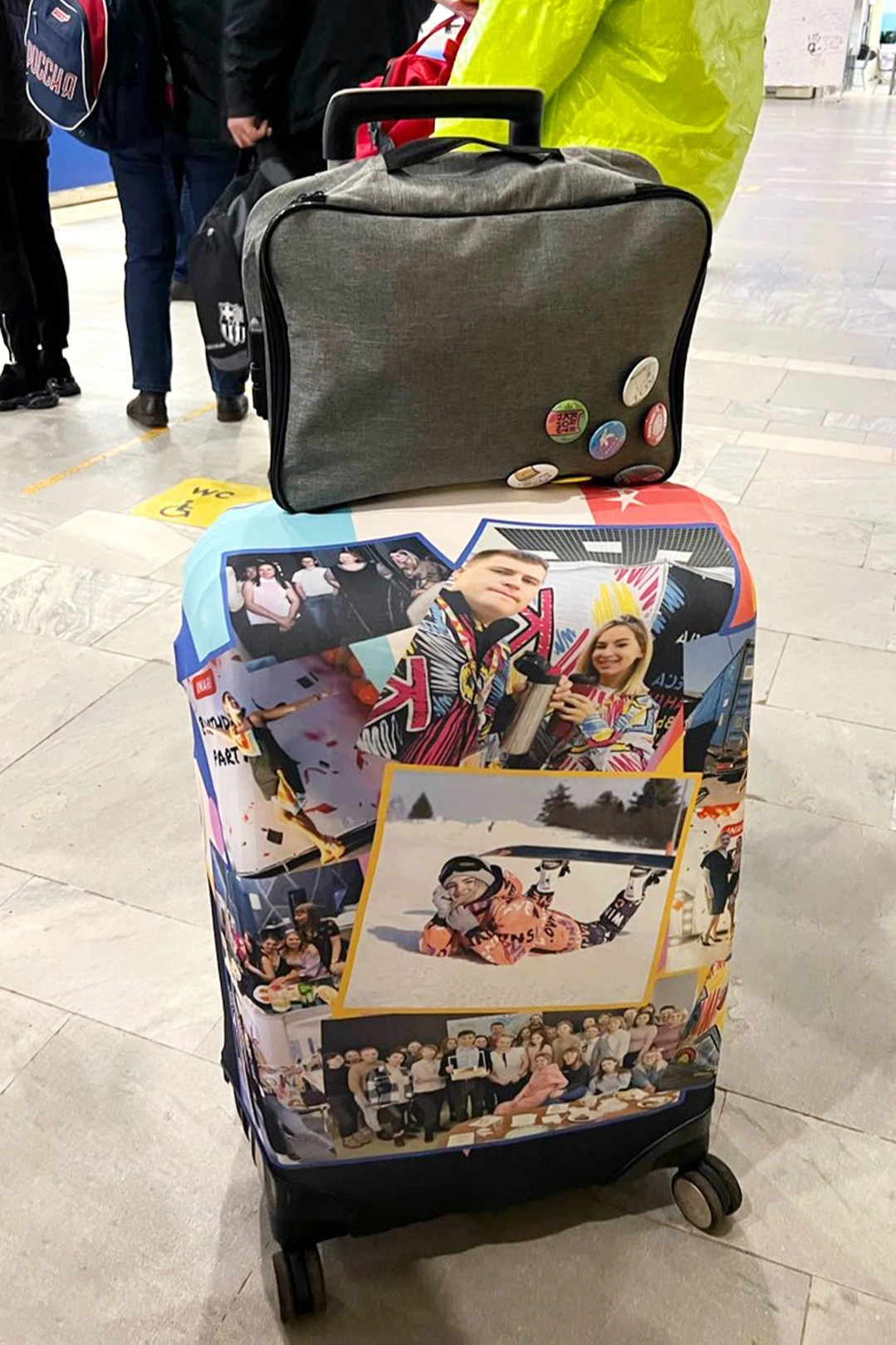 Купить чехол для чемодана размер М "Loko"