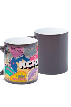 Кружка-хамелеон с принтом "Ksenia"#1