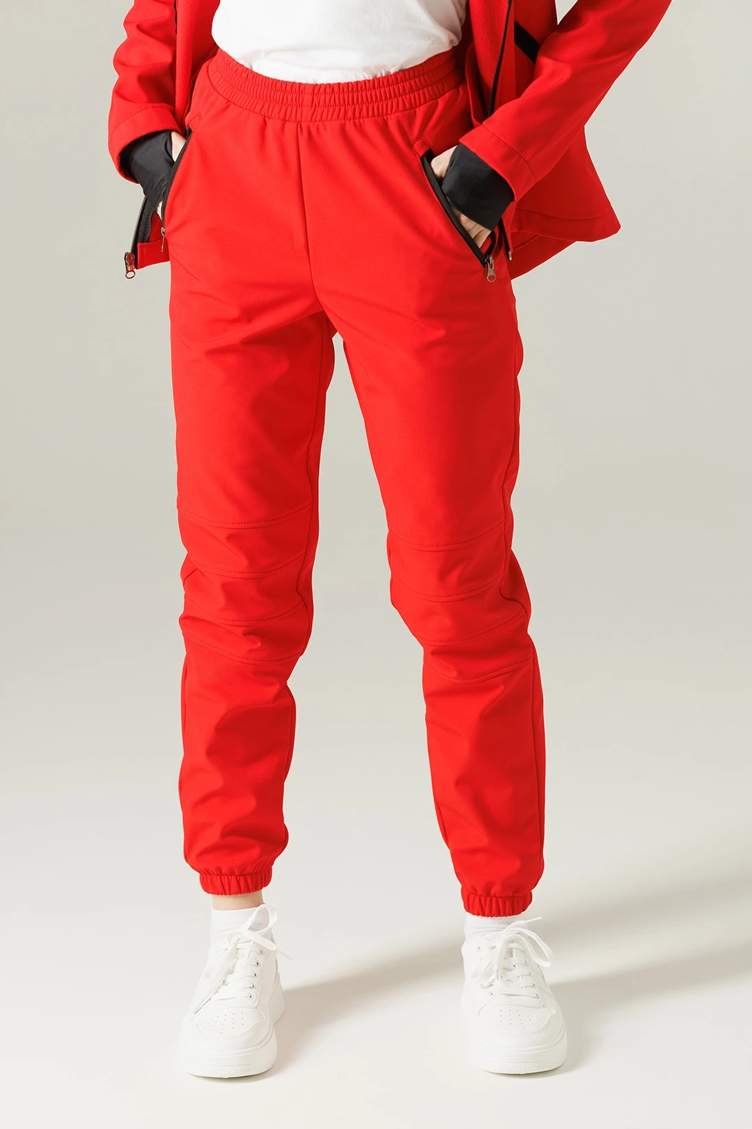 Спортивный костюм Марвел из софтшелла женский, однотонный#5