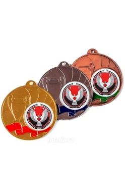 Медаль металлическая ИК5005 50мм с шильдом 25мм#1