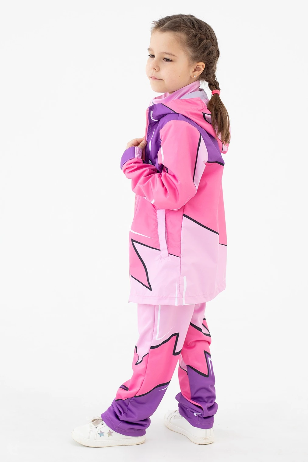 Ветровка Райдер детская с полной запечаткой "Syringa"#4 Ветровка Райдер детская с полной запечаткой "Syringa"#4