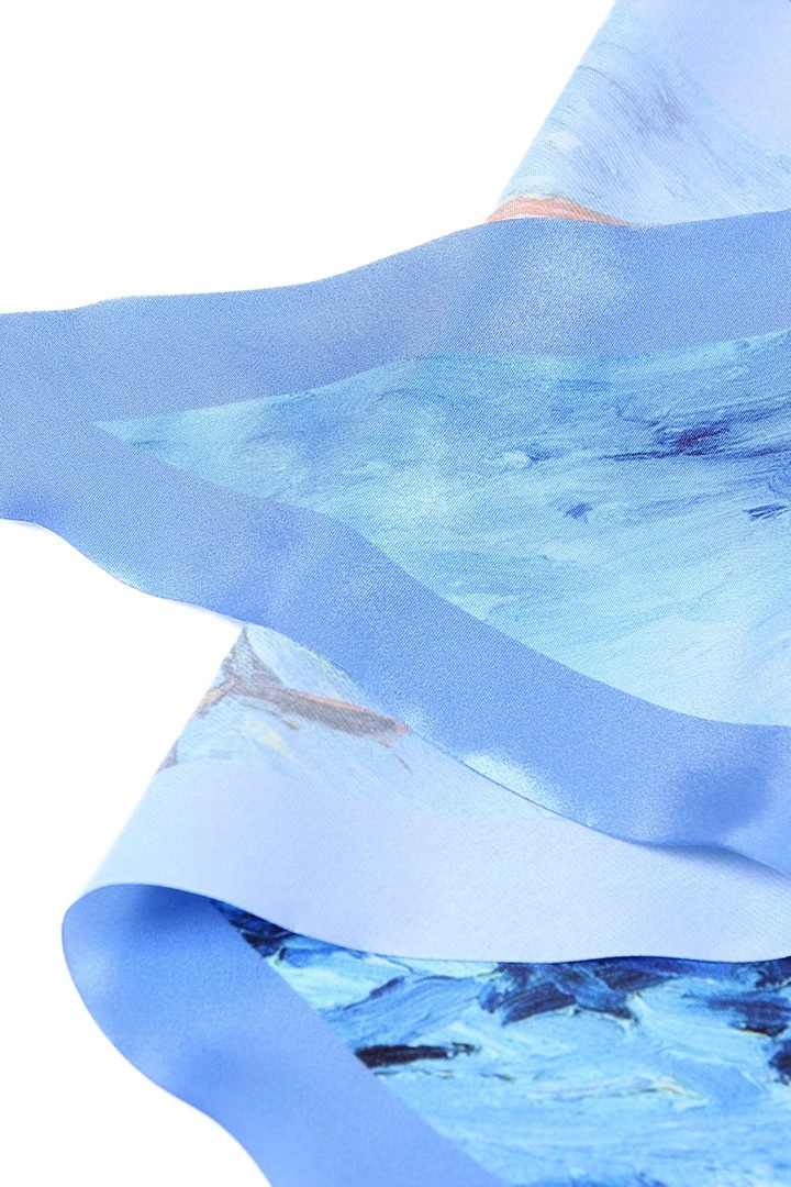 Косынка Шарлотта 60х60х90 см, с полной запечаткой "Parus"#4 Косынка Шарлотта 60х60х90 см, с полной запечаткой "Parus"#4