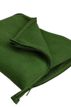 Купить плед Трансформер (плед-подушка) флисовый, однотонный хаки