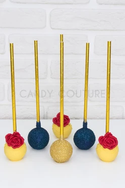 Кейк-попсы в стиле "Красавица и чудовище"