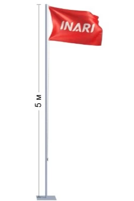 Флагшток Моби Стандарт из алюминия 5 м#1