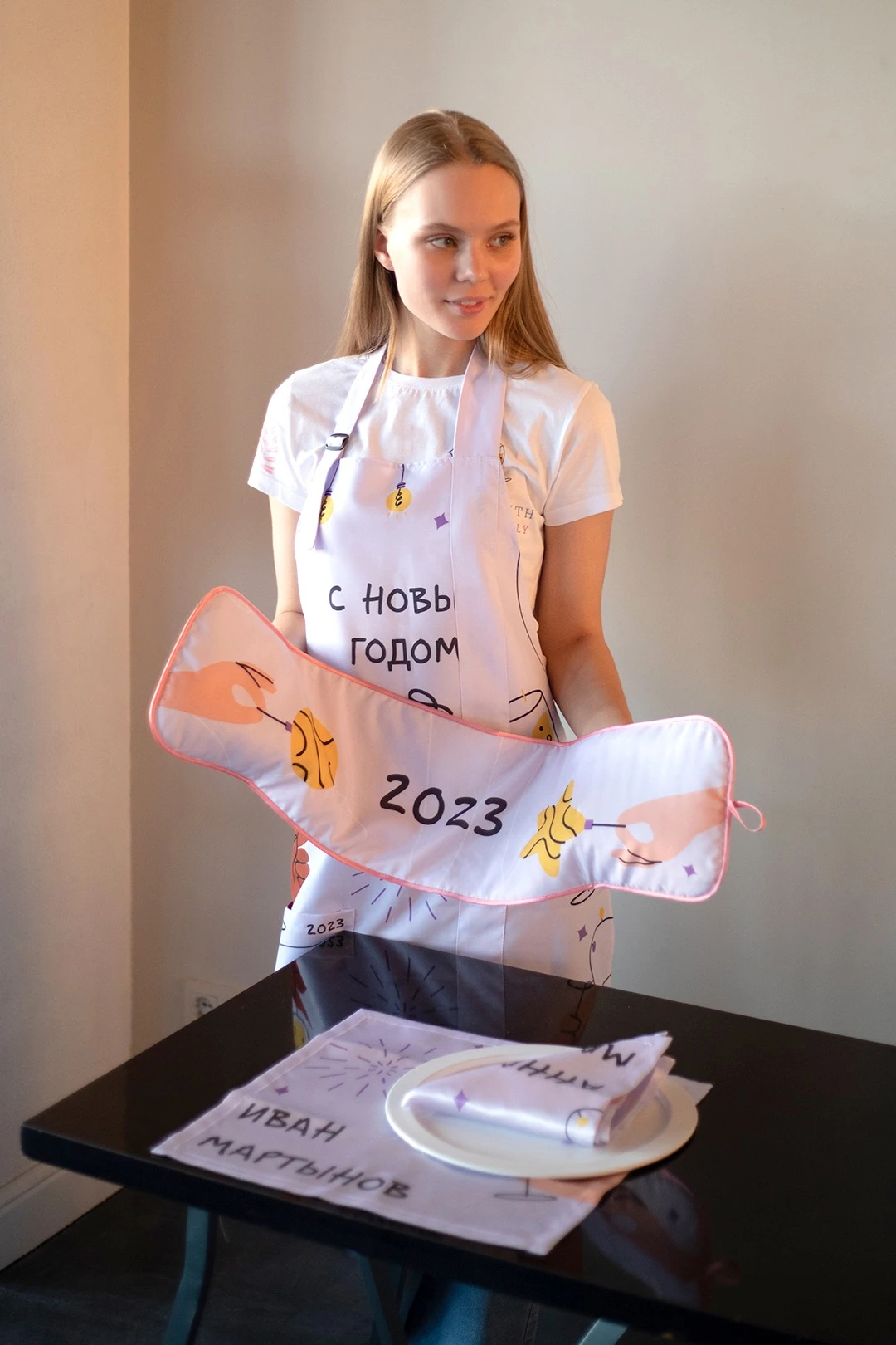 Салфетка квадратная 40х40 см, с полной запечаткой "Personal"#2 Салфетка квадратная 40х40 см, с полной запечаткой "Personal"#2