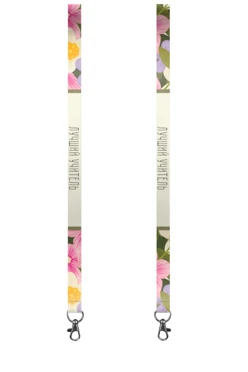 Купить ленту для бейджа блекаут ширина 2 см, с карабином-люкс, с печатью "Best teacher"