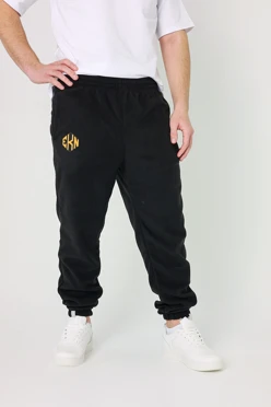 Брюки Кайл из флиса унисекс, однотонные#1