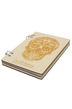 Блокнот деревянный 14,5х21 см#1