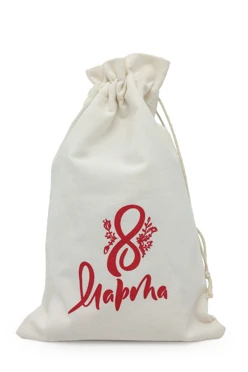 Купить мешочек из канваса 20х30 см "8 March"