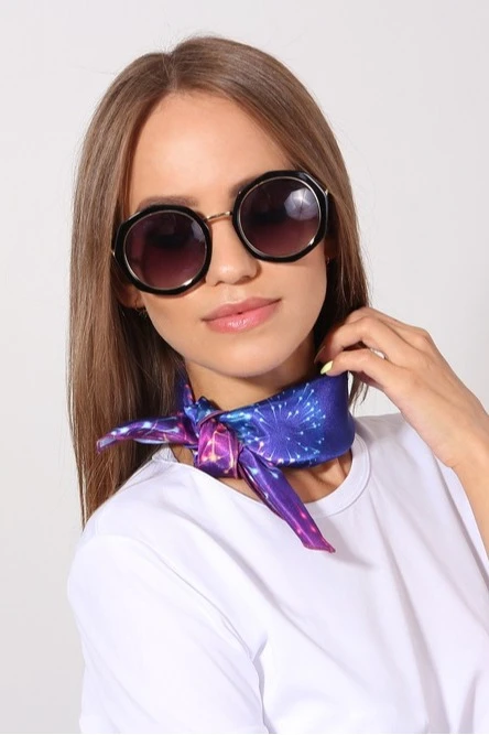 Платок Шанель 50х50 см, с полной запечаткой#4