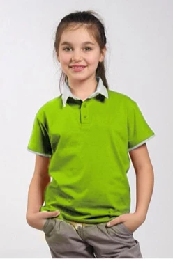 Купить футболку поло Найт детскую салатовую