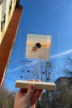 Трек-постер на стекле оживающий "Моменты"