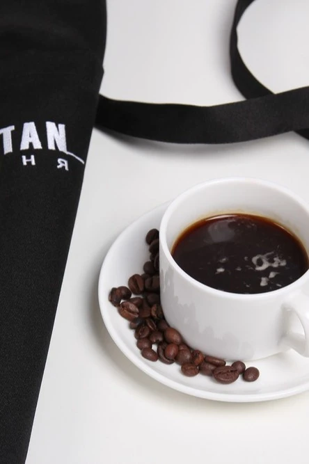 Фартук Бармен поясной с двумя карманами, однотонный#3 Фартук Бармен поясной с двумя карманами, однотонный#3