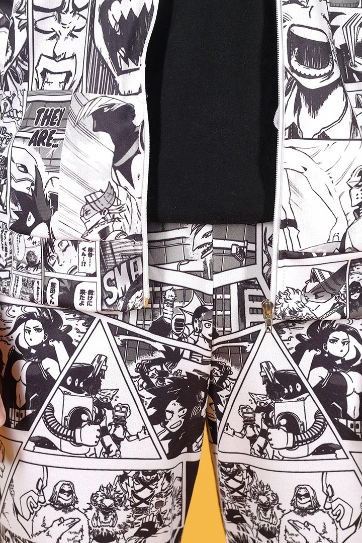 Балахон Ронни унисекс из адидаса с полной запечаткой "Manga"#5 Балахон Ронни унисекс из адидаса с полной запечаткой "Manga"#5