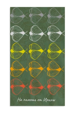 Купить полотенце вафельное 50х90 cм с печатью (Print) "На память от Ирины"