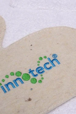 Купить рукавицу банную однотонную "inn tech"