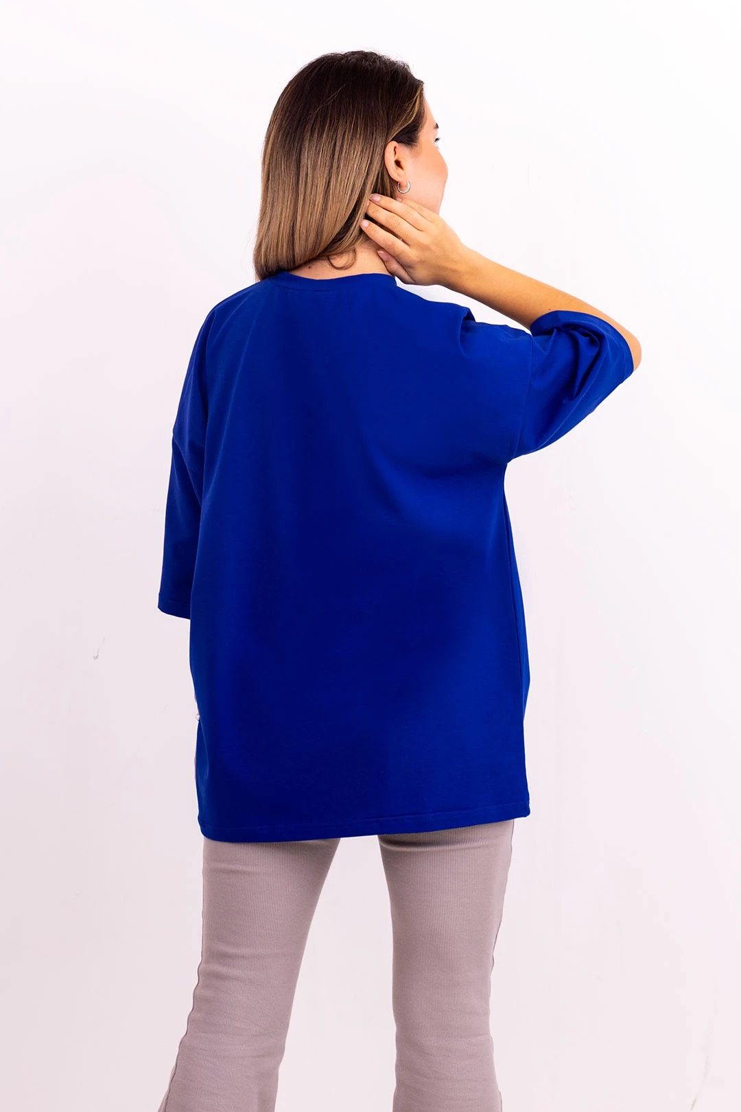 Футболка Ричмонд оверсайз унисекс однотонная (хлопок)#7