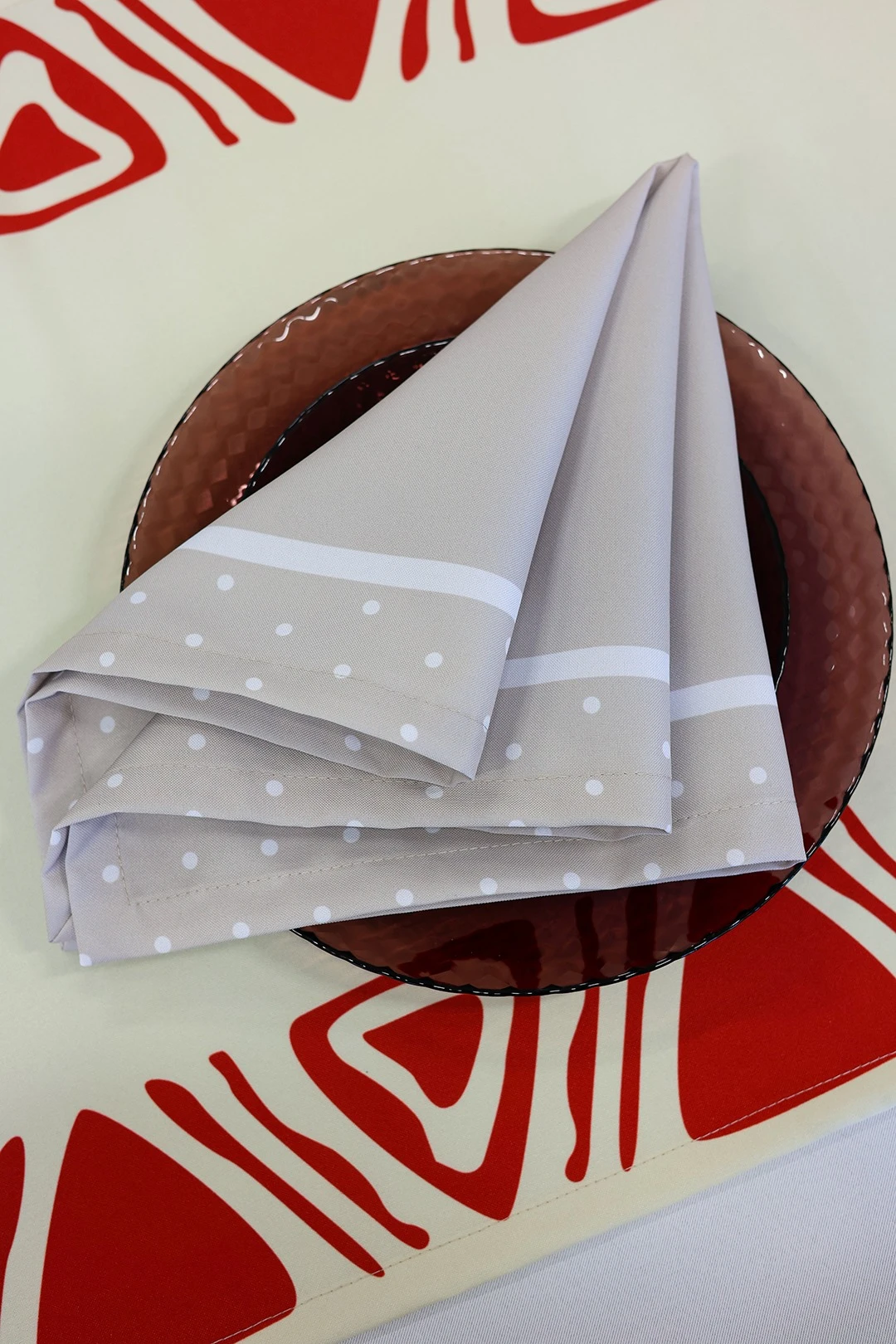 Салфетка квадратная 50х50 см, с полной запечаткой (полиэстер)#5