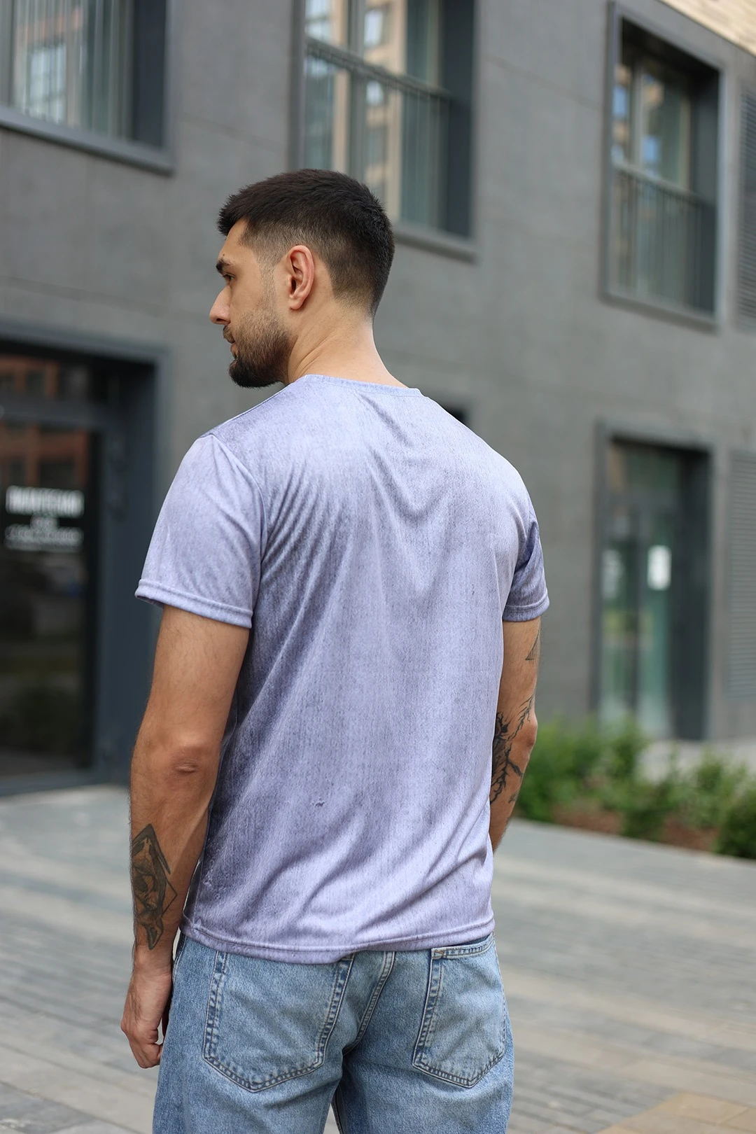 Футболка Гэлэкси унисекс из примы с полной запечаткой "For You"#2