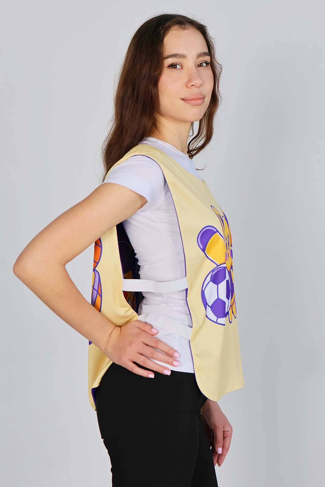 Купить манишку Юнив  40х60 см из дьюспо, с полной запечаткой "Cat"