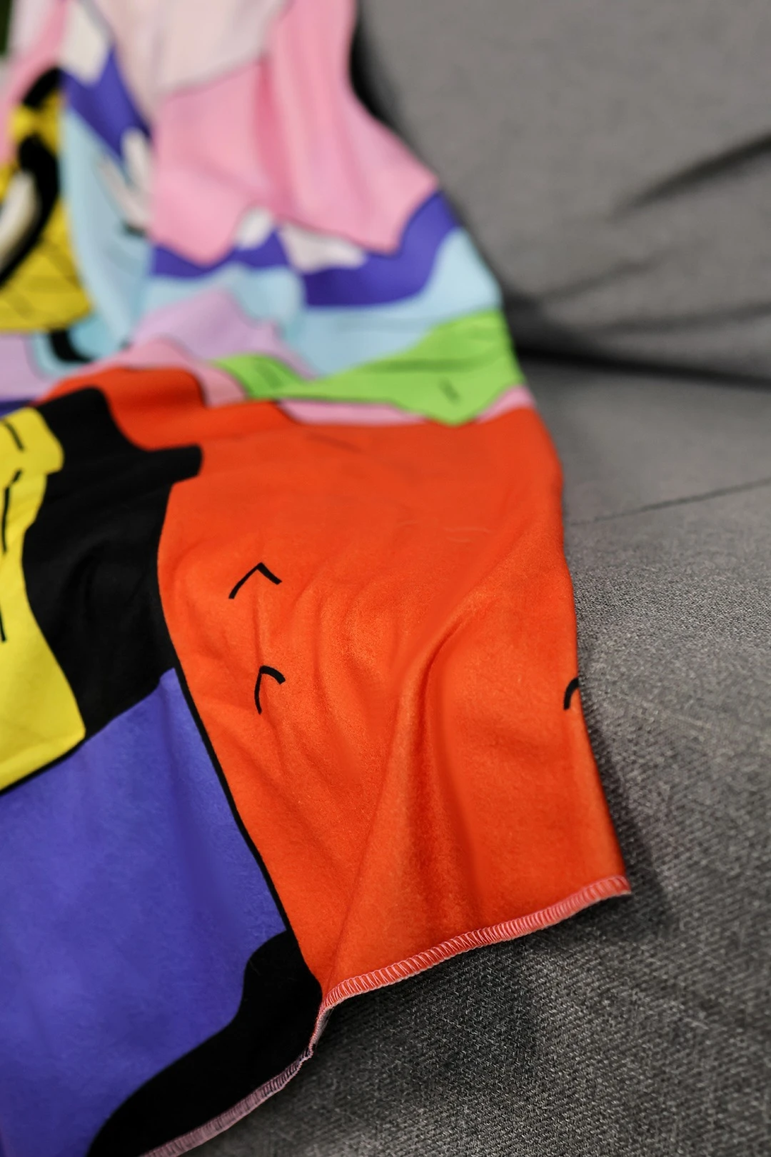 Плед Палитра флисовый, с полной запечаткой#1 Плед Палитра флисовый, с полной запечаткой#1